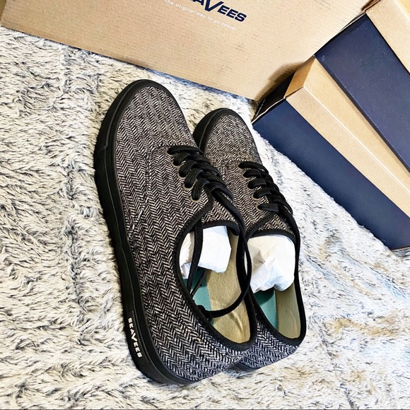 SeaVees Legend Sneakers Herringbone NIB - Picture 5 of 13